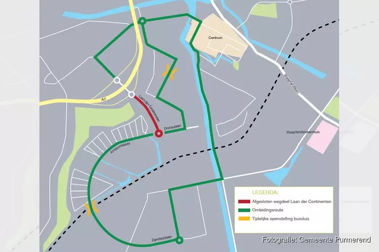 Laan der Continenten deels dicht van 14 tot en met 16 september