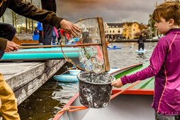 Zwerfafval uit Purmerringvaart en Where vissen