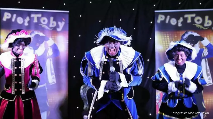 Mega Piet Toby show met disco bij Monkey Town Purmerend
