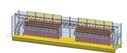 Sportbad Leeghwaterbad krijgt vaste tribune