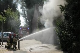 Schuur in brand in Purmerend