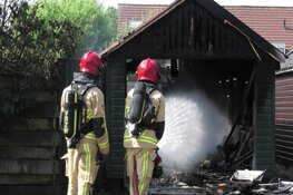 Schuur in brand in Purmerend