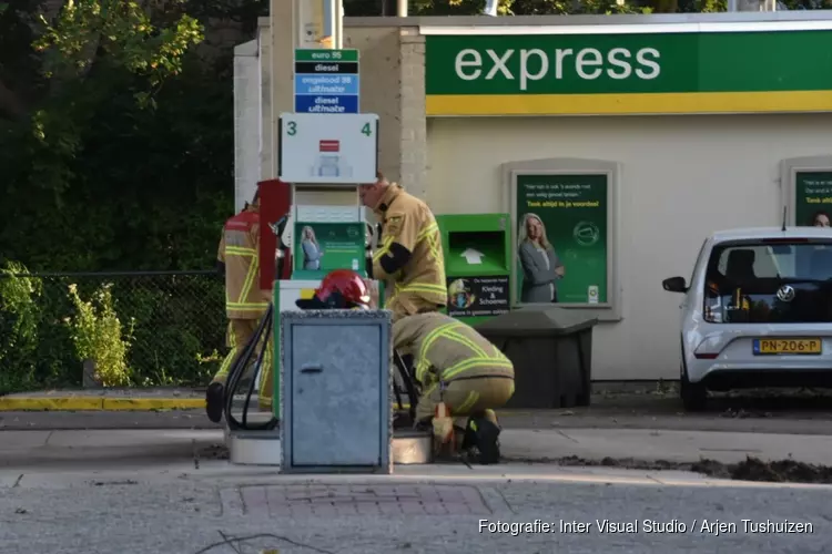 Lekkage bij benzinepomp Purmerend