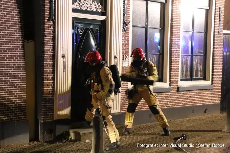 Brand in historisch pand in Purmerend