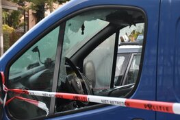 Brand in bedrijfsbus Schalmeistraat