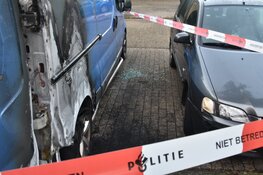 Brand in bedrijfsbus Schalmeistraat