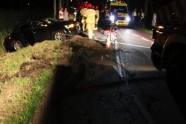 Automobilist uit auto geknipt